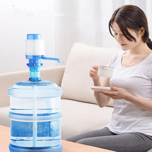 Manual Water Pump for 2-6 Gallon Bottles, Fast Flow, for Home, Office, Camping