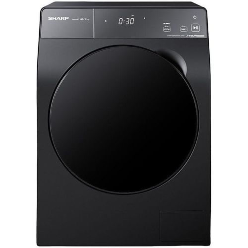 K-PRO Capcity 10 Kg Front Loading Washing Machine Fully Automatic 1400 RPM Inverter, Add Laundry, Steam Function, Hygiene, Drum Clean, Quick Wash, Japanese Technology Dark Grey ES-FS114KLE-G