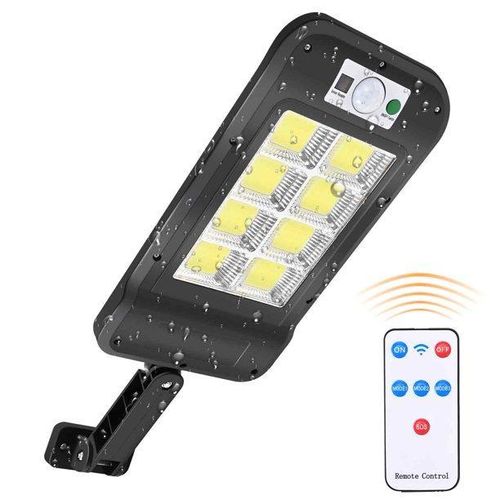 160LED Solar Wall Lamp Outdoor Street Lights Waterproof Security Lighting Remote Control Motion Sensor Solar Powered Light for Gazebo,Garden,Garage,Yard,Patio,Lawn,Balcony