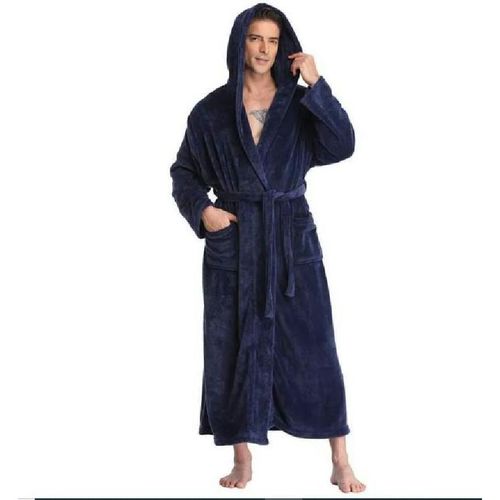 روب فرو رجالي طويل لون كحلي