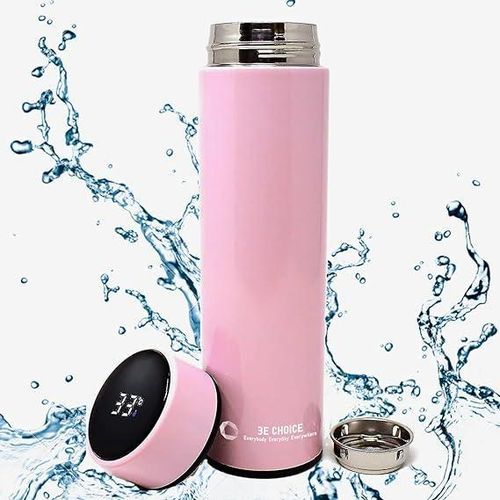 Smart Vacuum Flask Stainless Steel Water Bottle with LED Temperature Display – 500ml