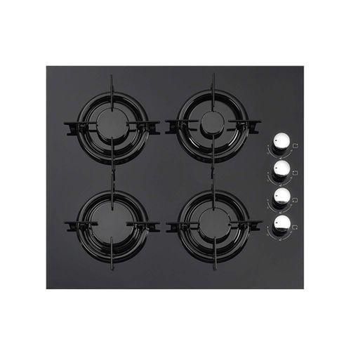 Built-in Gas Hob - 4 Burners - 60cm - Full Safety - Black Glass - LX40TAHDF