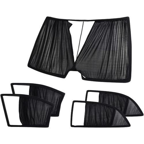 5pcs Movable Sunscreen Curtain Set for Nissan Sunny N16 Car Old Shape