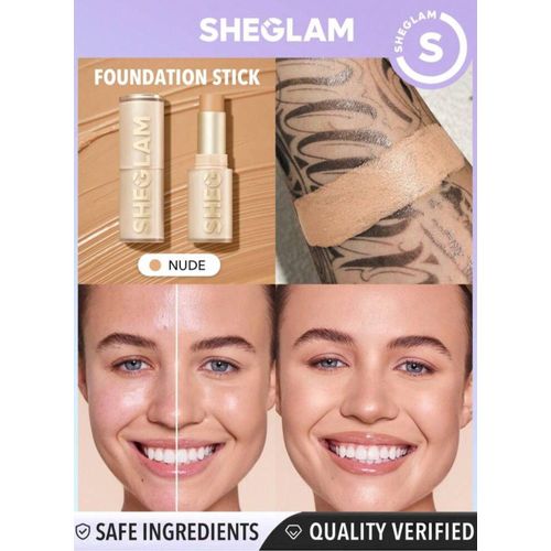SHEGLAM Skin Magnet High Coverage Foundation Stick Nude 10g