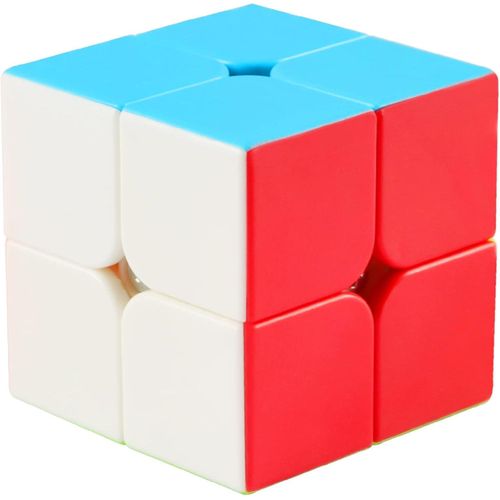 Magic Cube 2x2, Speed Magic Cube 2x2x2, Stickerless Resistant Smooth Speed Toys for Girls Boys