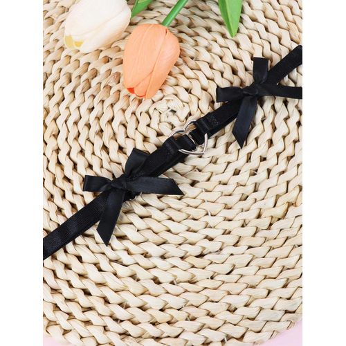 One-piece bridal leg band with adjustable bow, women's wedding belt, Valentine's Day gift