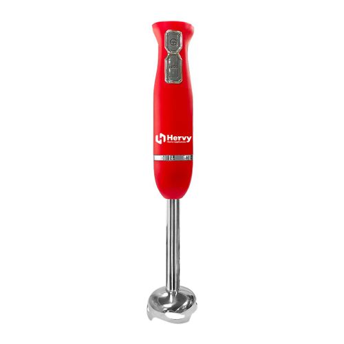 HB-001 Hand Blender 450W, Variable Speed, Turbo, 600ml Whisking Cup, Stainless Steel Blade, Red
