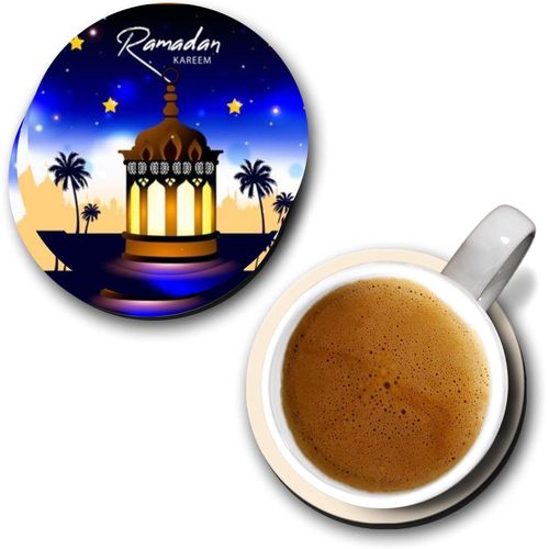 Ramadan Decor 6 Coasters 95 cm Wood Factory mdf