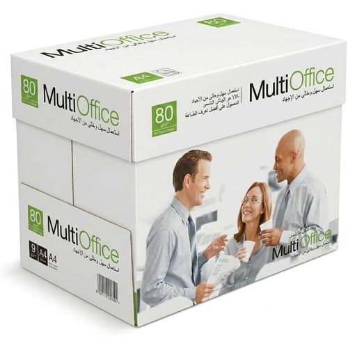 Multi Office A4 Copy Paper 80gsm - 500 Sheets per Ream (5 Pack)