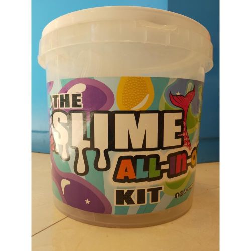 All-in-One Slime Bucket for Kids - Complete DIY Slime Making Kit with Colors & Tools - Ultimate Creative Fun Toy & Educational Gift for Boys & Girls