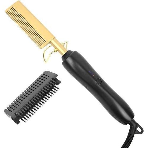 Hair Straightener Brush Wet & Dry for Men
