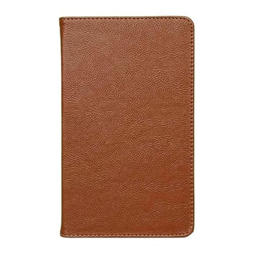 Leather Flip Phone Case For Samsung Galaxy Tab A 10.1 2016 & SM-T580 & SM-T585 -0- Brown