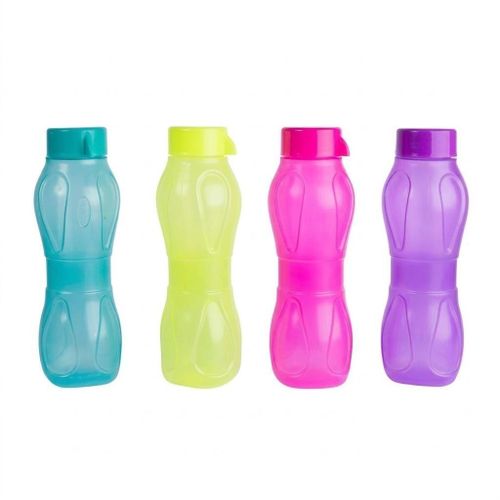 500ml clear plastic water bottle, multi-colored