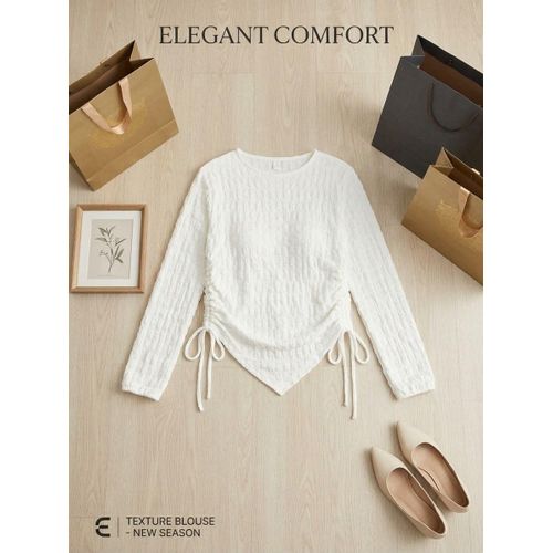 Elegant white women's blouse