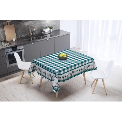 مفرش طاولة مطبوع قطعة واحدة140 140 سم