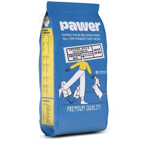 Pawer Dry Food For Adult Dogs 20kg