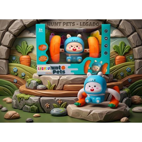 Smart Bunny Action Figure - Fun Interactive Toy with Movement
