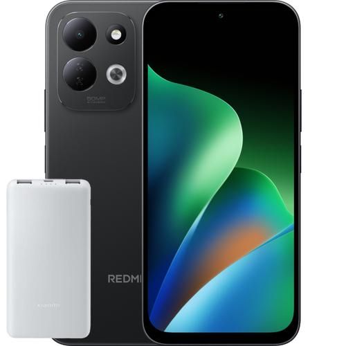 Redmi 17 Dual SIM 4G 256GB/6GB - Black + Free Powerbank