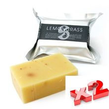 Natural Lemongrass Soap Bar - 100g x2