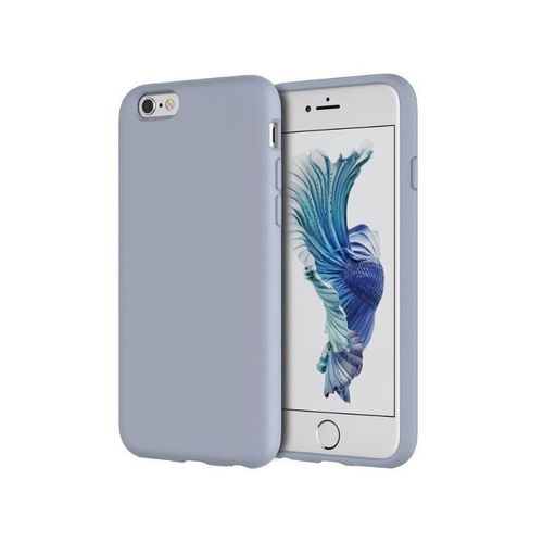 Compatible with iPhone 6/6S Case 4.7 Inch Slim Liquid Silicone 4 Layers Soft Gel Rubber Shockproof Protective Phone Case with Anti Scratch Microfiber Lining (Lavender Grey)