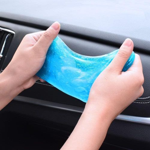 Reusable Silicone Cleaning Paste – Cleans Hard-to-Reach Areas, No Residue Left, Perfect for Dust and Dirt Removal in Cars, Keyboards, and More – 200g (2 pieces)