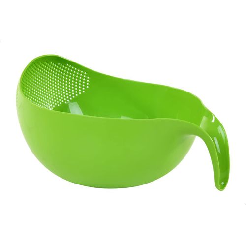 Mintra Rice Colander with Handle, 6.850 Liters - Green