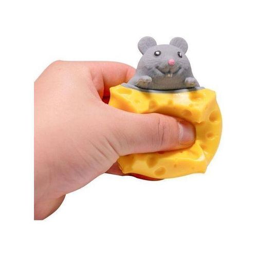 Adorable Pop-Up Mouse in Cheese Squeeze Toy: Fun Anti-Stress & Sensory Fidget Tool