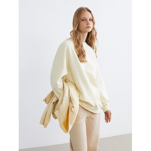 Crew Neck Women's Thick Sweatshirt