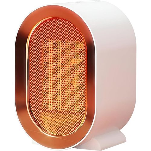 Portable Electric Heater - 1200W High Power Electric Heater for Fast Heating, 2 Temperature Settings and Safe Tip-Over Protection, Ideal for Indoor Use in Offices, Homes and Small Spaces