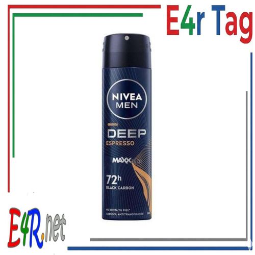 Deep Black Carbon Espresso Anti-Perspirant Spray For Men 150 Ml