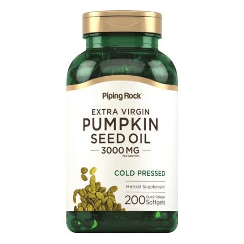 Pipingrock Pumpkin Seed Oil, 3000 mg (per serving), 200 Quick Release Softgels