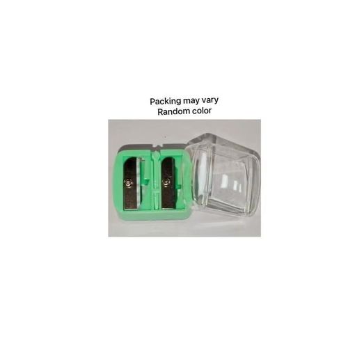 Dual Makeup Pencil Sharpener â Professional Double Sharpener for Eyeliner & Cosmetic Pencils, Essential Beauty Tool (Color May Vary)