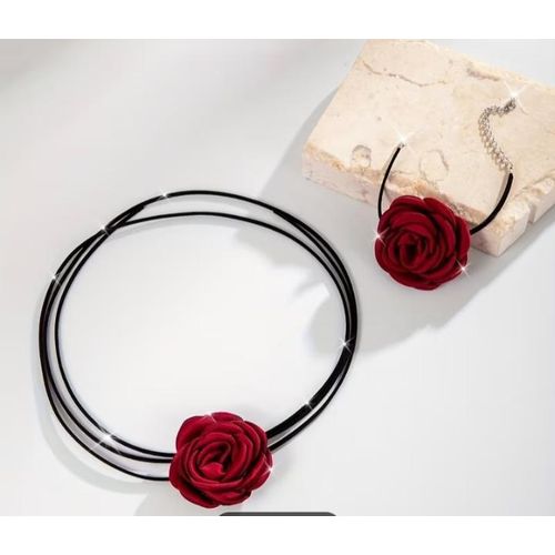 Choker necklace and Bracelet for Women