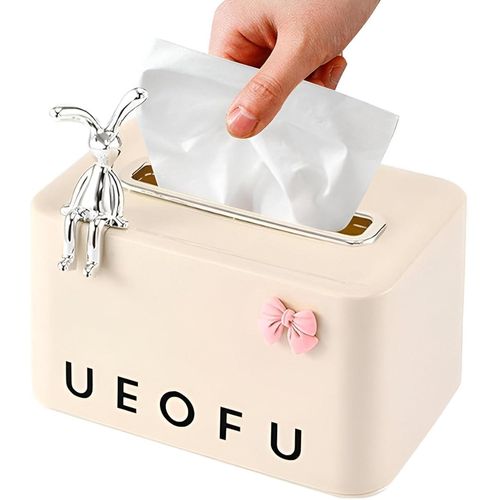Tissue Box - Decorative Rectangular Acrylic Material for Bathroom Kitchen and Office Use Combining Functionality and Style for an Elegant and Attractive Tissue Storage Solution
