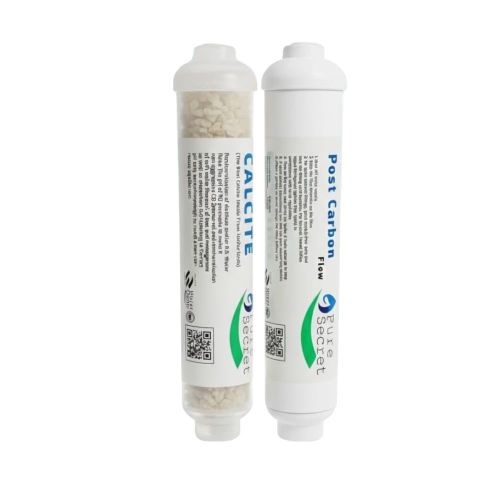 Pure Secret Post Carbon Calcite Water Filter Candles, 2 Pieces