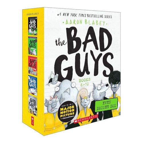The Bad Guys Set 6-10 Parts - By Aaron Blabey + Gift