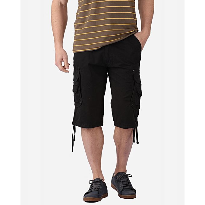 Buy Ravin Cargo Shorts - Black in Egypt