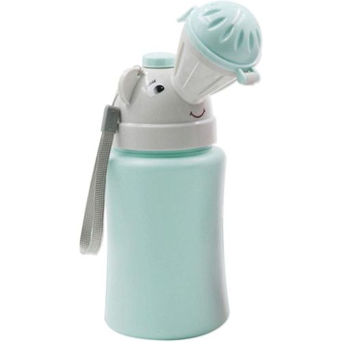Teebul Baby Bottle, Portable Urinal, Lightweight Car Urinal for Emergency Use, Portable Baby Urinal for Camping, Car and Travel, Lightweight Elephant Shape by Joys (Green)
