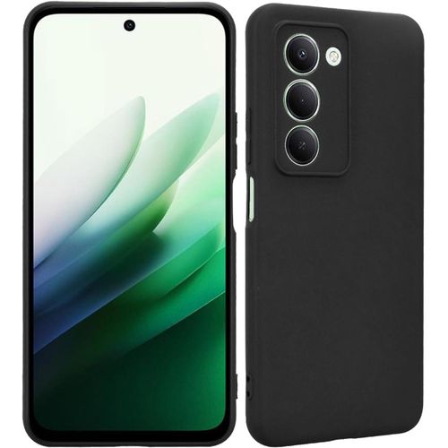 Behezi Hybrid Protective Case with Polycarbonate + Shock-Absorbing Heat-Resistant PU Leather, Crystal Clear Back, Military Grade Shockproof Protection for Xiaomi Redmi 15 4G, Black