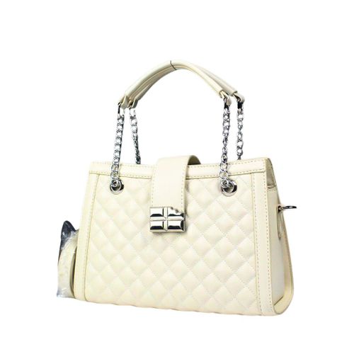 Stylish women's shoulder bag-beige