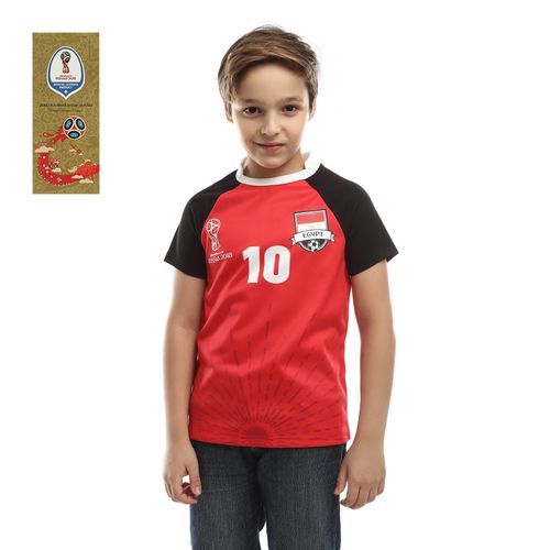 Kids Egypt World Cup 2018 T-Shirt - Red - (23)