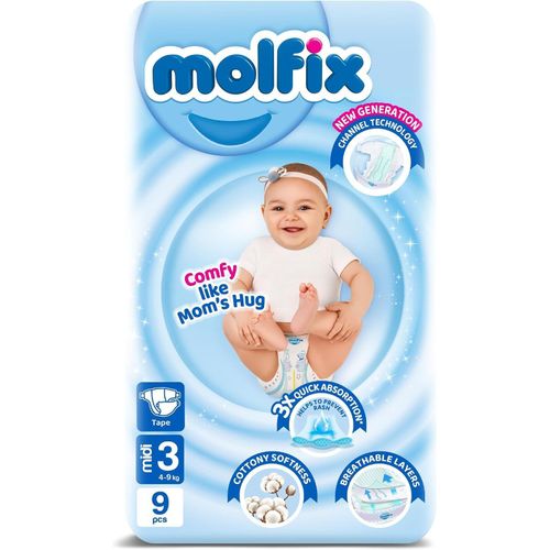 Baby Diaper Midi - Size 3 - 9 Pcs