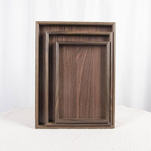 3-Piece Wooden Serving Tray Set – Premium Natural Wood Platters for Food, Coffee & Home Décor – Sturdy, Lightweight & Easy to Clean( SPECIAL OFFER )