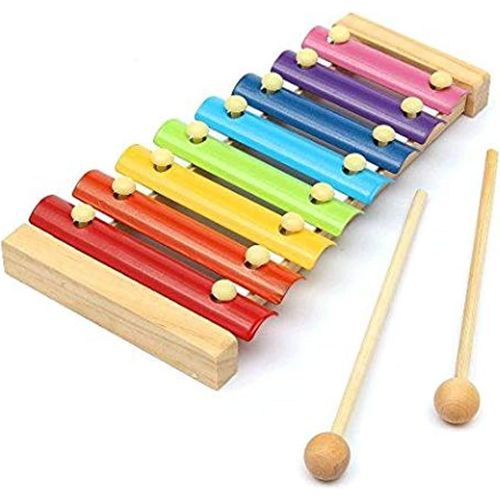 Piano wooden instrument for children 8 notes xylophone kids toys