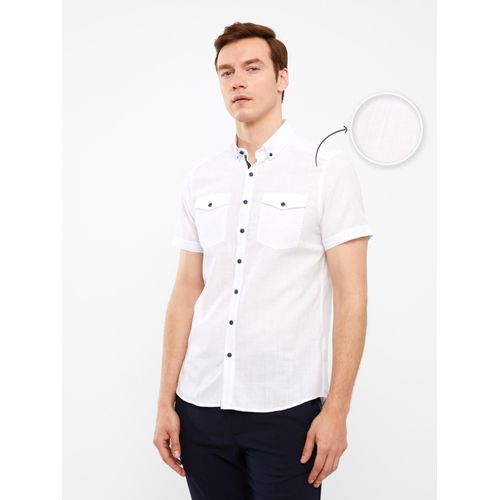 Slim Fit Short Sleeve Men's Shirt