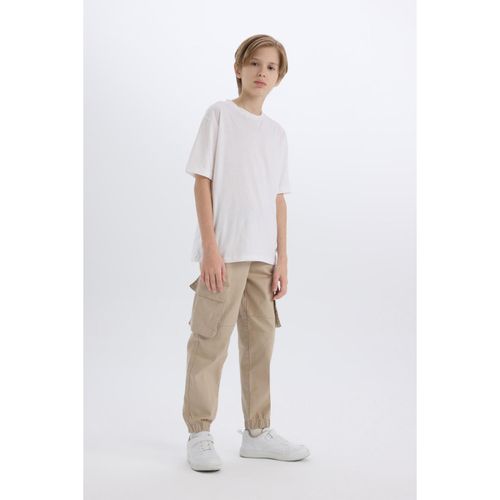 Boy Jogger Fit Trousers - Lt.Vison