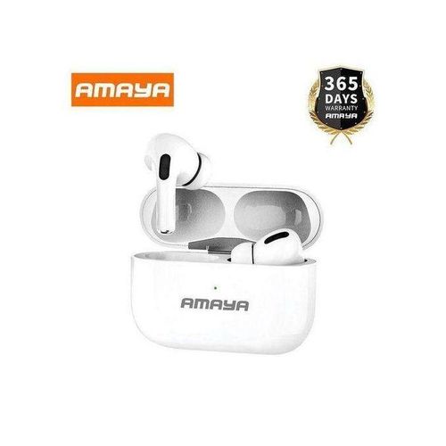 TK-04 True Wireless Sports Earbuds, Bluetooth 5.4, 20H Playtime, 13mm Drivers, Touch Control - White