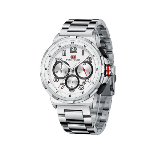 Men's Watches High Quality Waterproof Quartz Stainless Steel Band Multifunctional Chronograph MF0492G