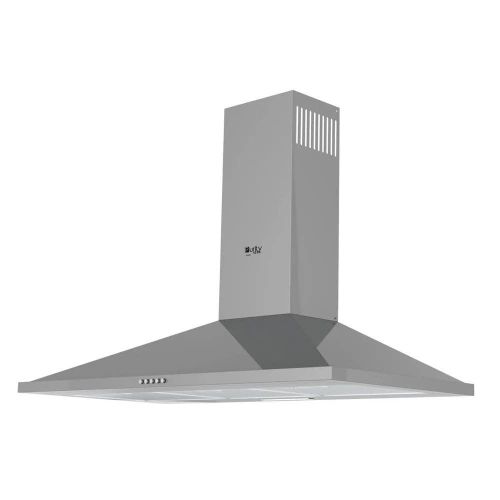 Kitchen Extractor Hood, Built-in, 60 cm, 1000 m/h Extraction Power, 3 Speeds, LED Lighting, ETO Pro Plus X 60 - Silver