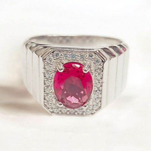 Men's ring made of 925 Italian silver